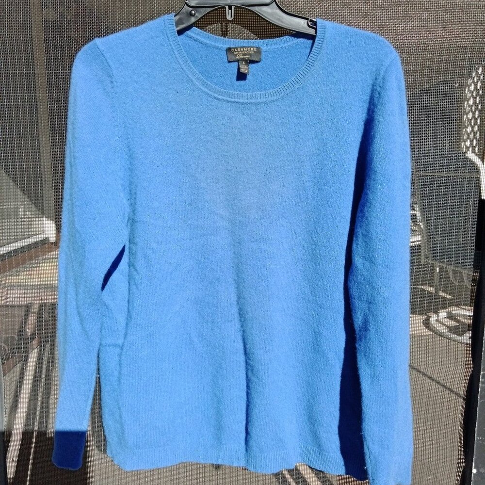 Charter Club Cashmere Sweater Long Sleeve Crew Neck L